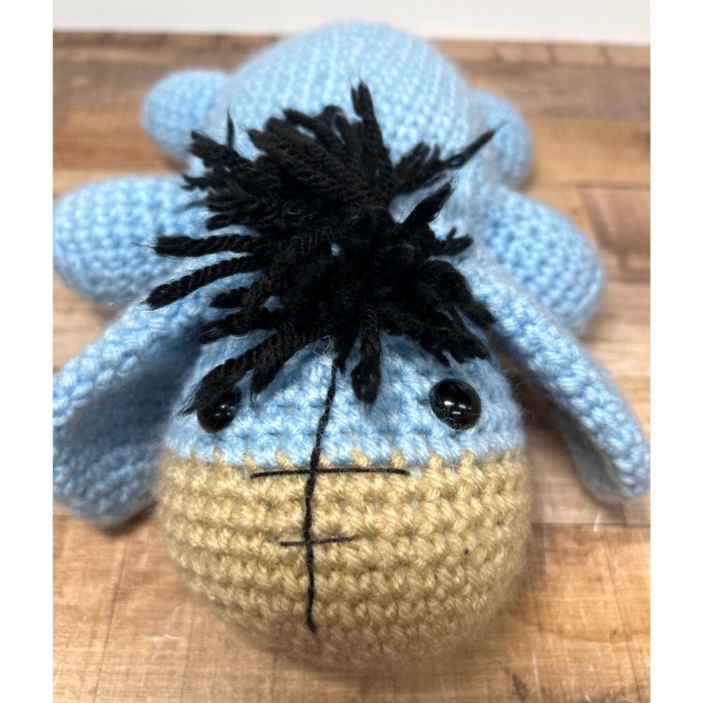 Handmade Crochet Eeyore Stuffed Toy Plush